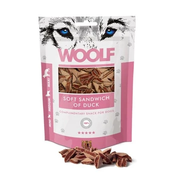 Woolf Kacsa Hal Puha Szendvics 100g Jutalomfalat