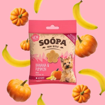 SOOPA Mini Bites - Banán és sütőtök 50g
