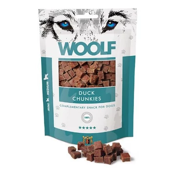 Woolf Kacsahúskocka 100g Jutalomfalat
