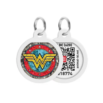 WAUDOG Smart ID QR - biléta ("Wonder Woman 2" minta, QR kód)  - Ø25mm