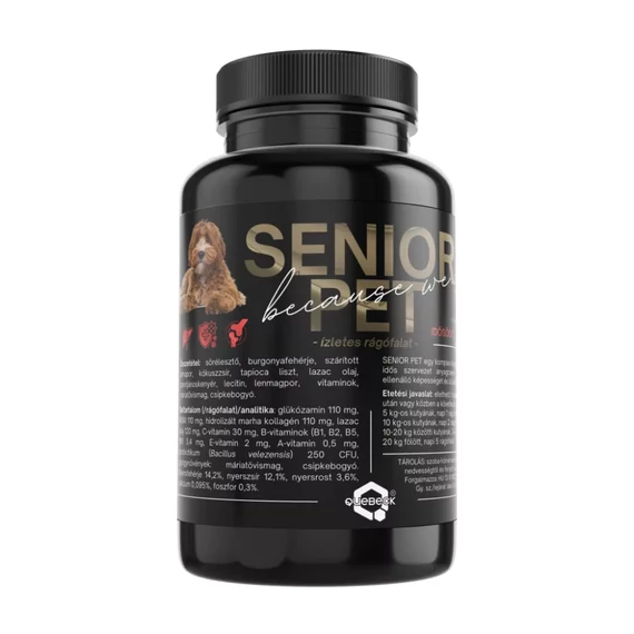 SENIOR PET ízletes rágófalat, 200 g - idős kutyáknak