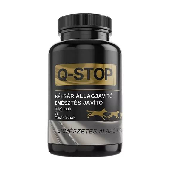 Quebeck Q-Stop bélsár állagjavító tabletta 90 db