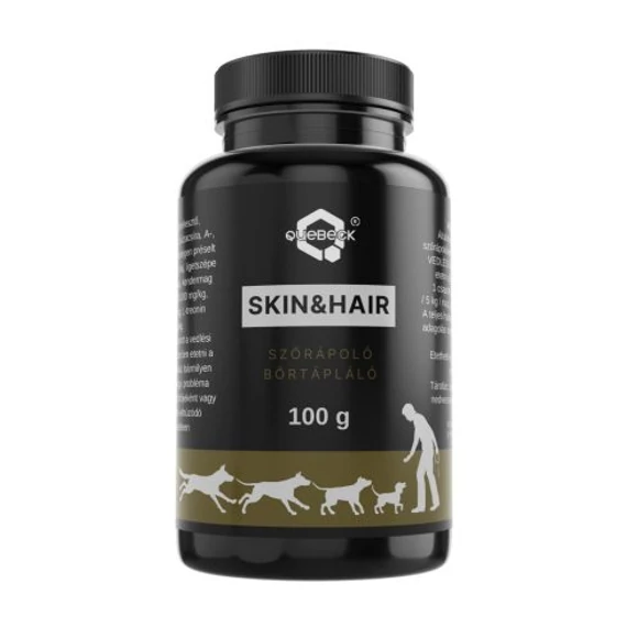 Quebeck Skin&amp;Hair szőrápoló bőrtápláló étrendkiegészítő 100g