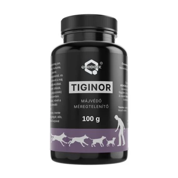 Quebeck Tiginor májvédő étrendkiegészítő 100g