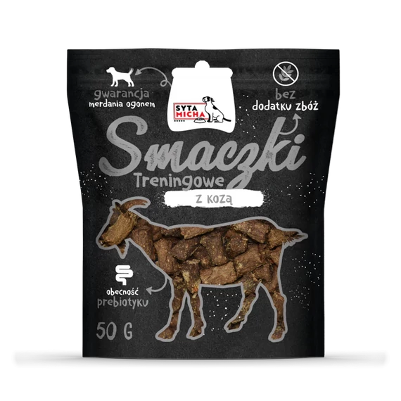 Syta Micha Tréning falatok Kecskehússal és prebiotikummal 50g