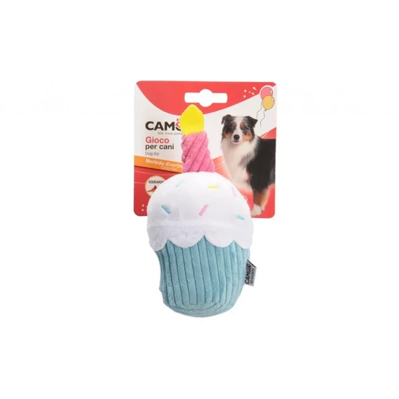 Camon Happy Birthday cupcake sípoló kutyajáték 16 cm