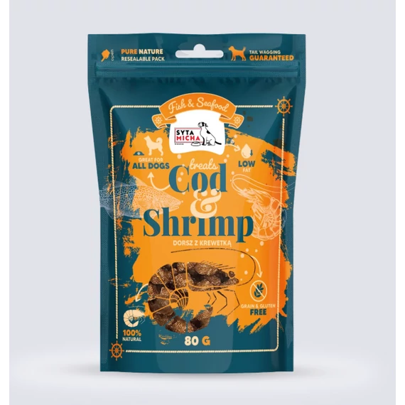Syta Micha Fish &amp; Seafood Tőkehal - Garnélarák 80g