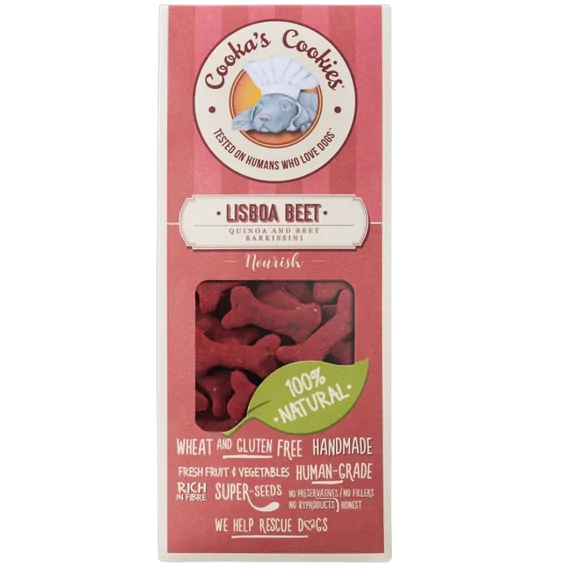 Cooka's Barkissini Lisboa Beet cékla és quinoa vegán jutalomfalat 100g