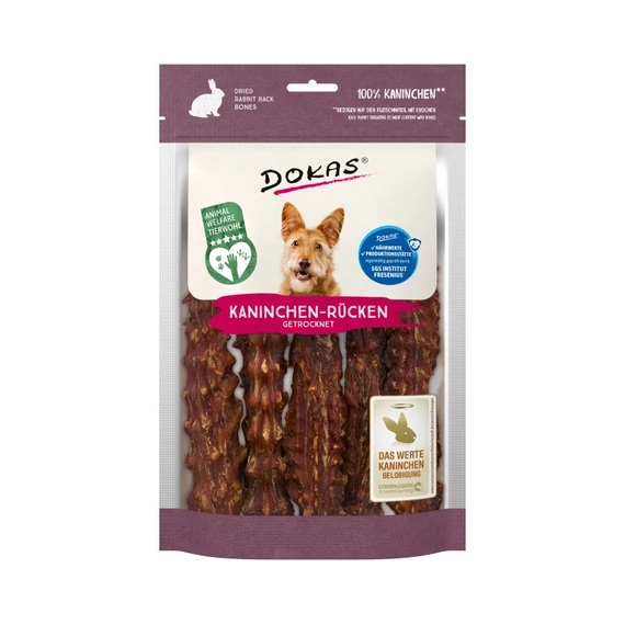 Dokas szárított húsos nyúlgerinc 120g