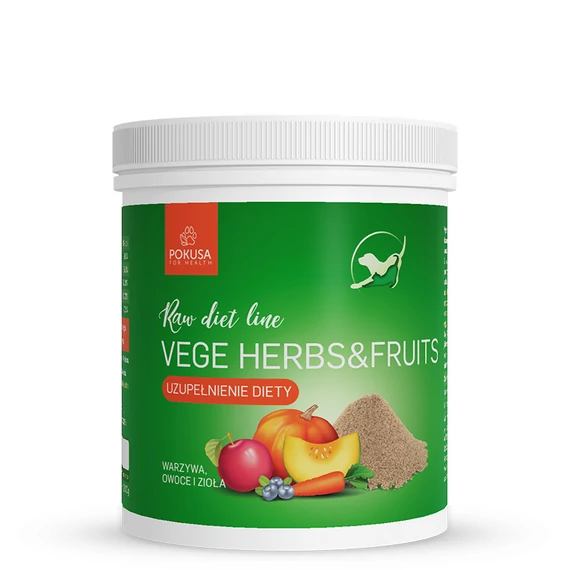 POKUSA RAWDIETLINE VegeHerbs&amp;Fruits ZÖLDSÉGEKKEL, FŰSZERNÖVÉNYEKKEL ÉS GYÜMÖLCSÖKKEL 200g
