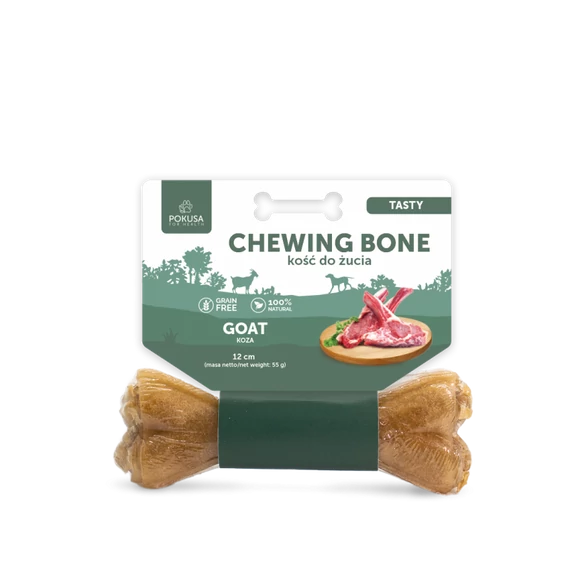 POKUSA Premium Selection rágócsont 12cm - TASTY kecskével