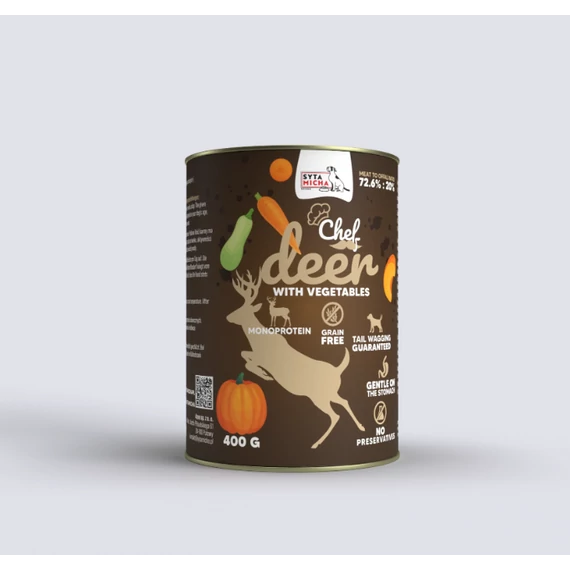 Syta Micha CHEF Szarvas zöldségekkel 400g