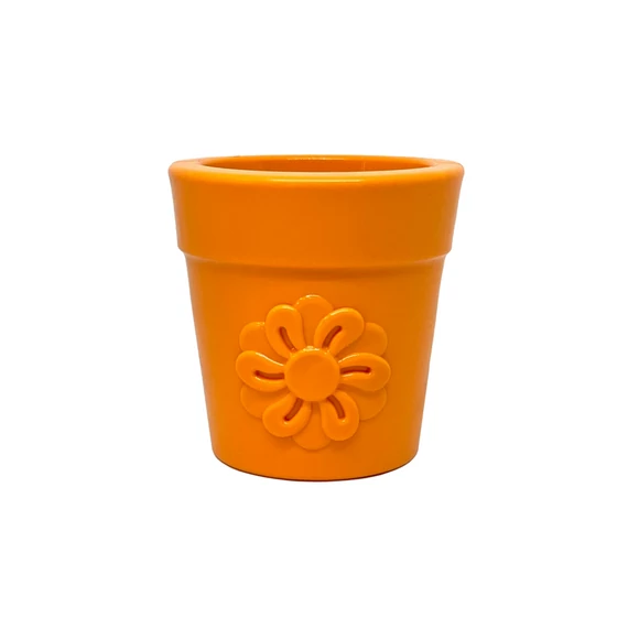 Jutalomfalattal tölthető, méreganyagmentes játék kutyáknak, VIRÁGCSERÉP - SodaPup®