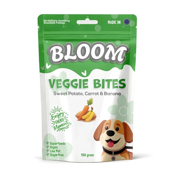 Bloom Veggie Bites – Édesburgonya, Sárgarépa, Banán 150g