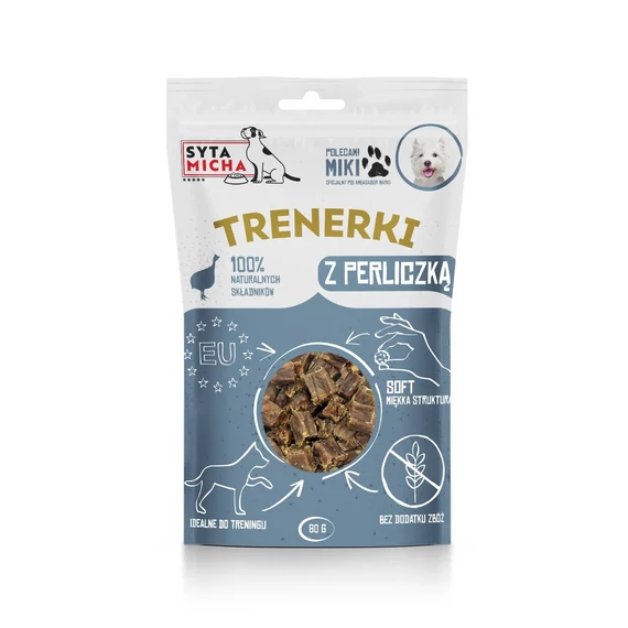 Syta Micha Training Snack gyöngytyúkkal 80g