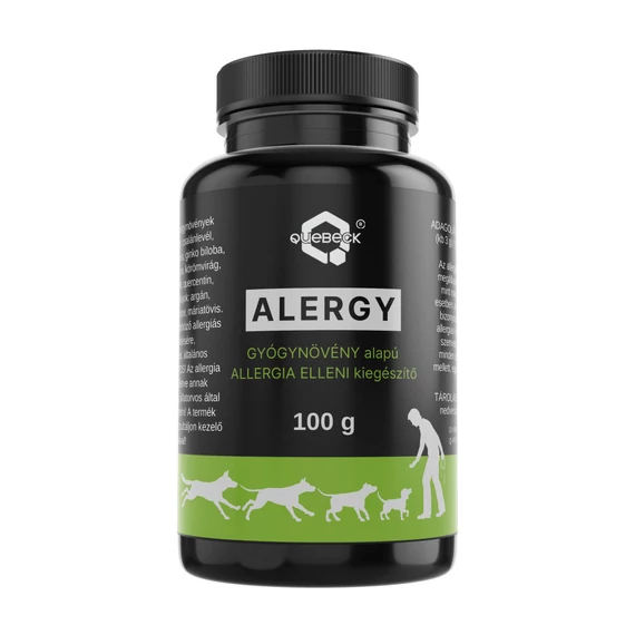 Quebeck ALERGY gyógynövényalapú allergia ellenes por 100g