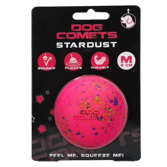 Dog Comets Stardust labda Pink M