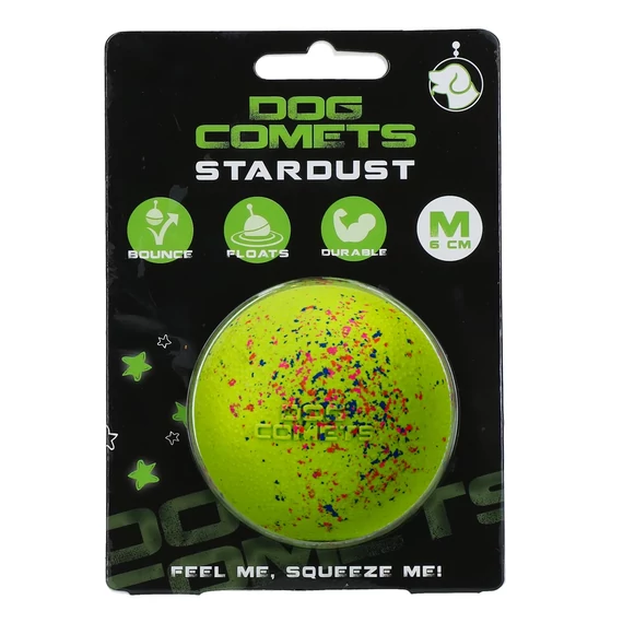 Dog Comets Stardust labda Zöld M