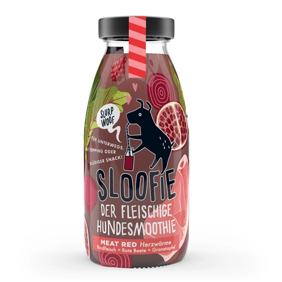 SLOOFIE MEAT RED, A SZÍVMELENGETŐ (Marhahús, Cékla, Gránátalma)