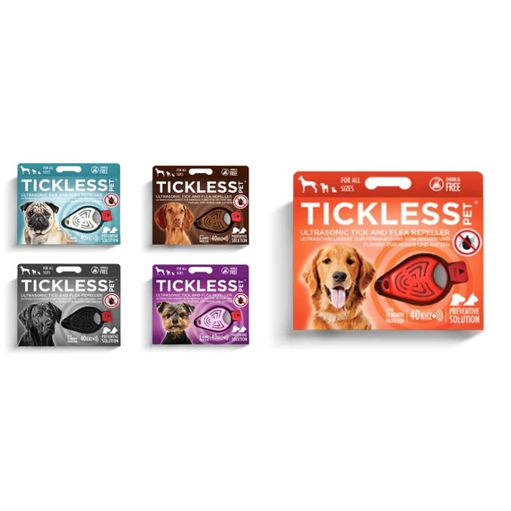 TICKLESS PET ultrahangos kullancs- és bolhariasztó - többféle színben :)