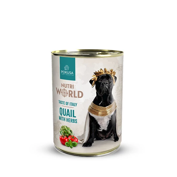 POKUSA Nutri World - Taste of ITALY -fürj és fűszernövények menü 400g