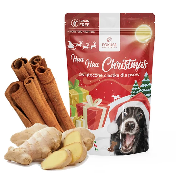 Pokusa Hau Hau karácsonyi gabonamentes kutyasütik 70 g