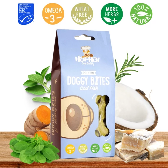 Hov-Hov Tőkehalas kutyakeksz 100 g