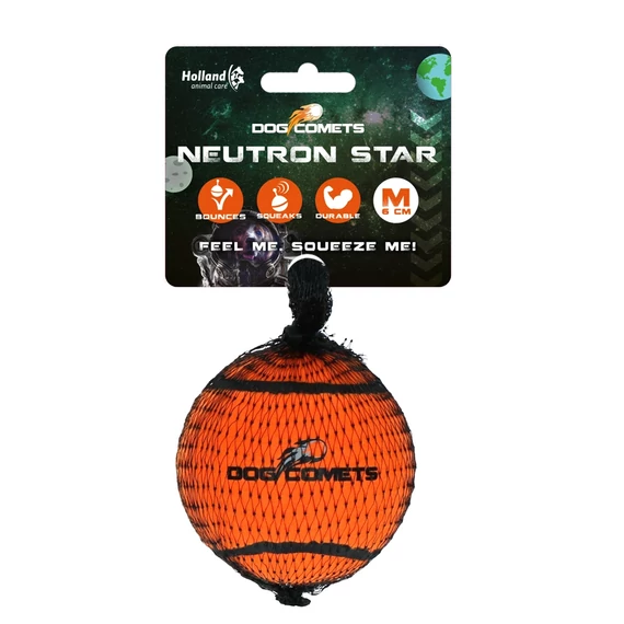 Dog Comets Neutron Star Tennis Ball With Squeaker M Narancs
