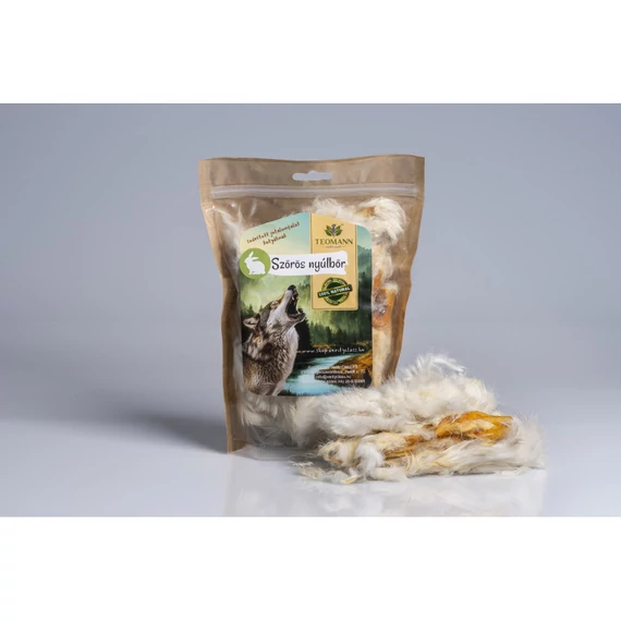 Teomann szárított szőrös nyúlbőr 125g