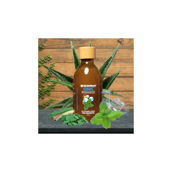 Zooro® Cool Summer - 100% természetes, vegán, hűsítő kutyasampon 250ml