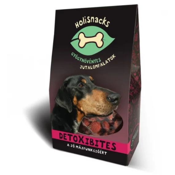 Holisnacks DETOXIBITES gyógynövényes jutalomfalatok 100g