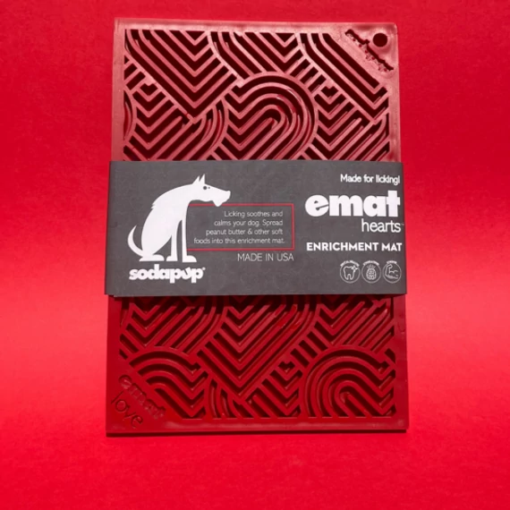 SodaPup® Emat Heart mini - Piros