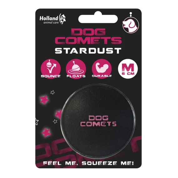 Dog Comets Stardust Black/Pink M labda 6cm