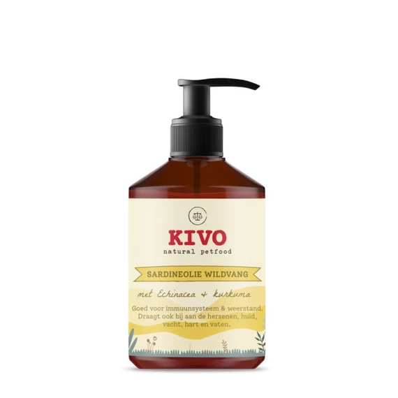 KIVO Szardínia olaj echinaceával és kurkumával 500ml