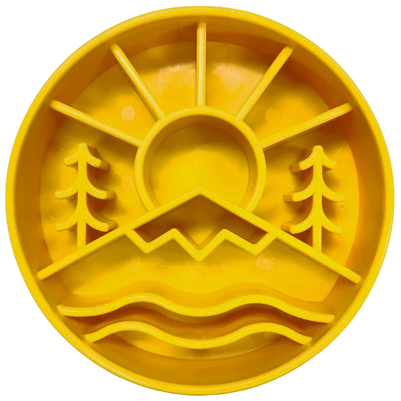 Sodapup Great Outdoors Ebowl Slow feeder – sárga