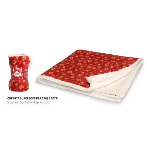Camon SuperSoft karácsonyi mézeskalácsos takaró