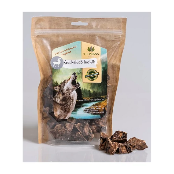Teomann szárított kecsketüdő kockák 125 g	