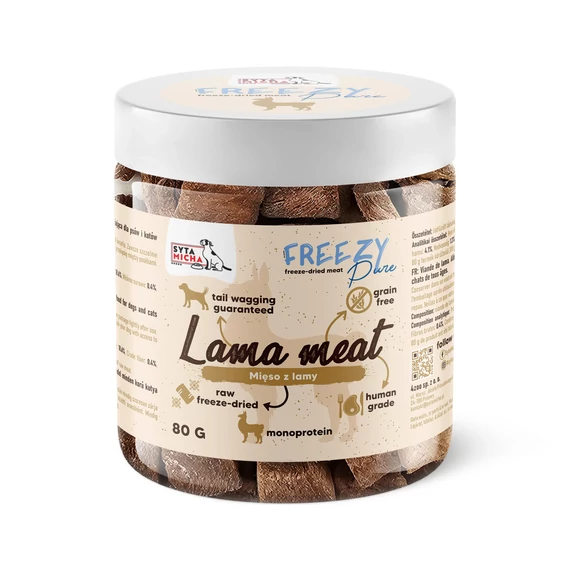 Syta Micha FREEZY Pure - 100% fagyasztva szárított lámahús 80g