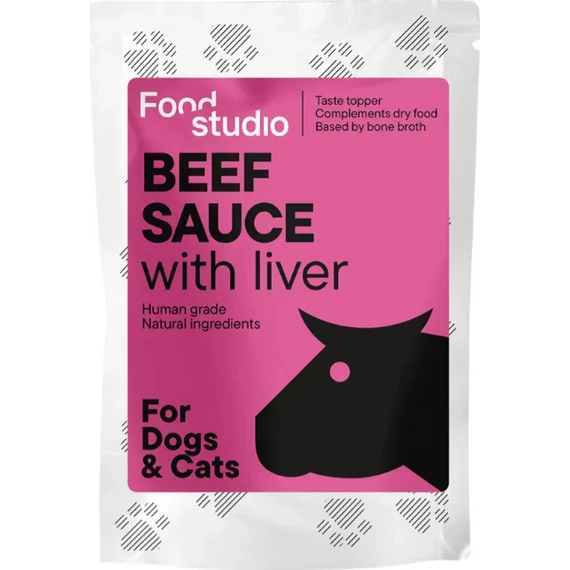 Food Studio fűvel táplált marha csontlé marhamájjal és sárgarépával 