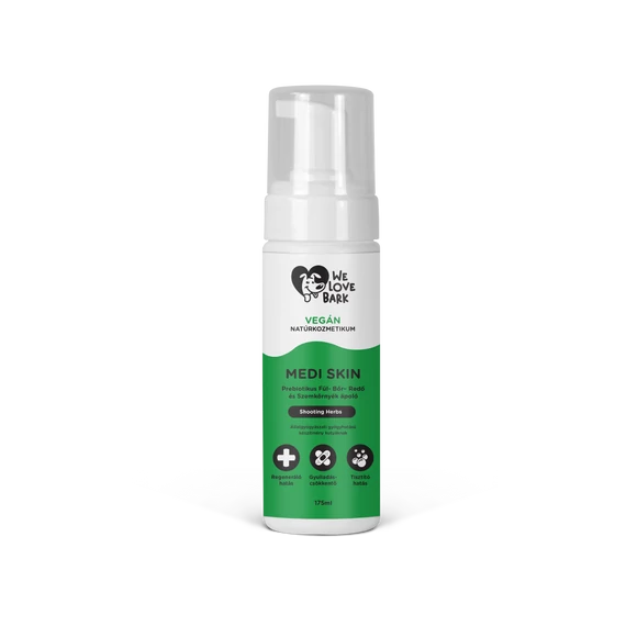 We Love Bark Medi Skin prebiotikus fül,bőr,redő és szemkörnyékápoló hab 175 ml