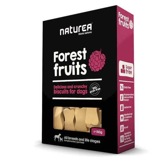 Naturea Biscuit Erdeigyümölcsös Keksz Kutyáknak