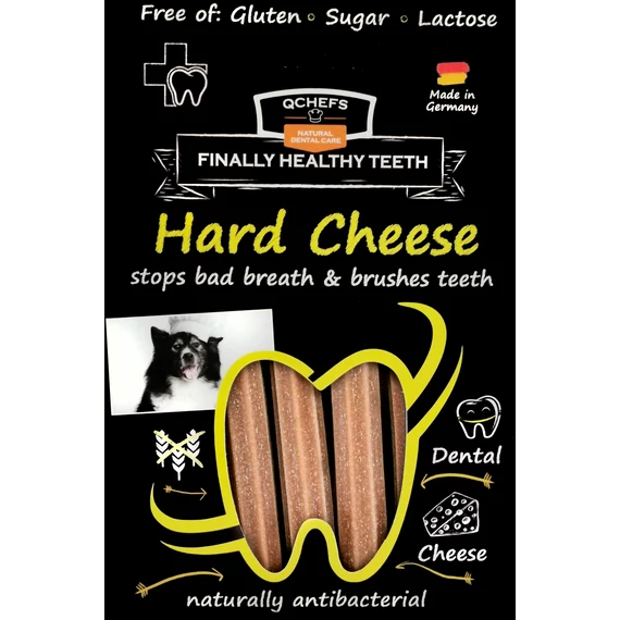 Qchefs Hard Cheese természetes fogtisztító stick 100g