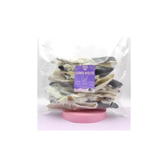 Barf Love szárított szőrös nyúlfül 1kg