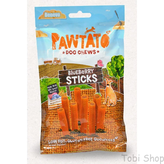Pawtato Sticks - kék áfonya 120 g
