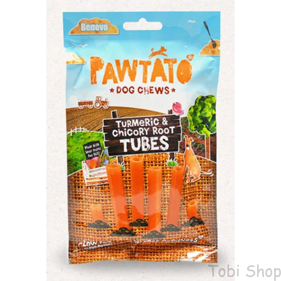 Pawtato Tubes - kurkuma és cikóriagyökér 90 g