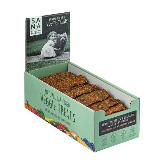 SANA - Veggie Strips Almával, glükozaminnal és zöldkagylóval