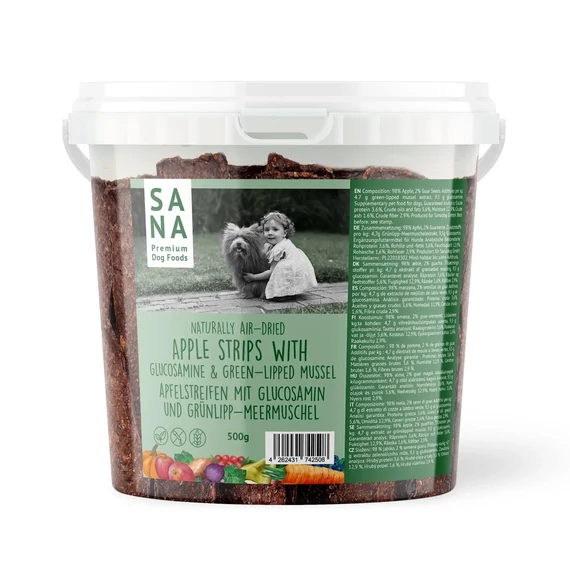 SANA - Veggie Strips Almával, glükozaminnal és zöldkagylóval 500g