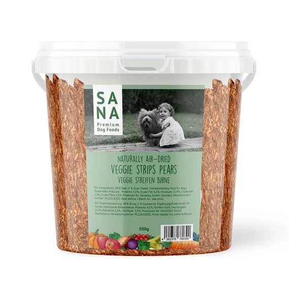 SANA Veggie Strips Körte 500g
