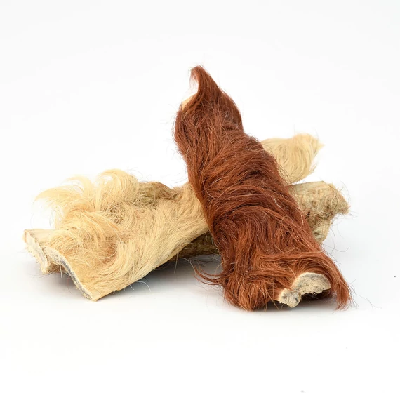 FIDELIS  Szárított marhafejbőr szőrös 250g