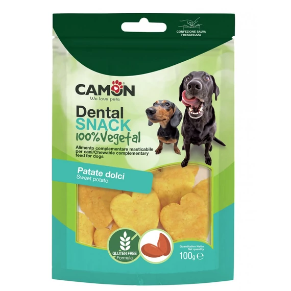 Camon BAUVEG Snack - Édesburgonyás szivecskék 100g